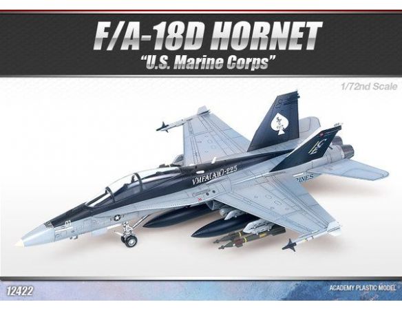 ACADEMY 12422 F/A-18D HORNET US MARINE CORPS 1:72 Kit Modellino