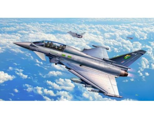 REVELL 04879 EUROFIGHTER TYPHOON TWIN SEATER 1:144 KIT Modellino