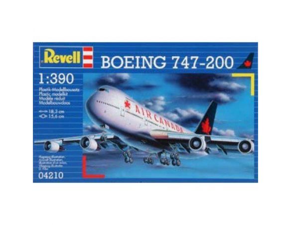 REVELL 04210 BOEING 747-200 1:390 KIT Modellino