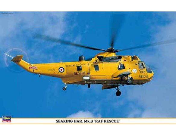 HASEGAWA 09907 SEAKING HAR MK 3 RAF RESCUE 1:48 KIT Modellino