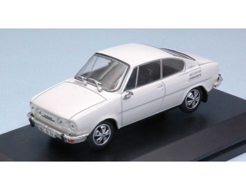 Abrex AB707EH SKODA 110R COUPE' 1980 WHITE 1:43 Modellino