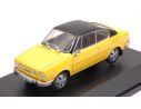Abrex AB707GKB SKODA 110R COUPE' 1980 SOLAR YELLOW BLACK ROOF 1:43 Modellino