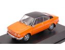 Abrex AB707GVB SKODA 110R COUPE' 1980 ORANGE BLACK ROOF 1:43 Modellino