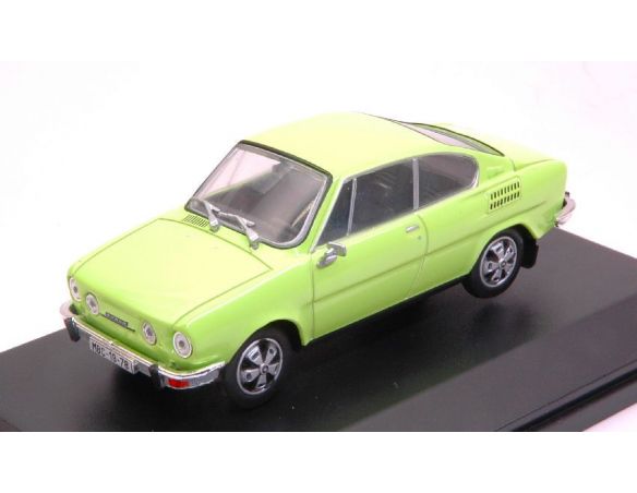 Abrex AB707QJ SKODA 110R COUPE' 1980 LIME GREEN 1:43 Modellino