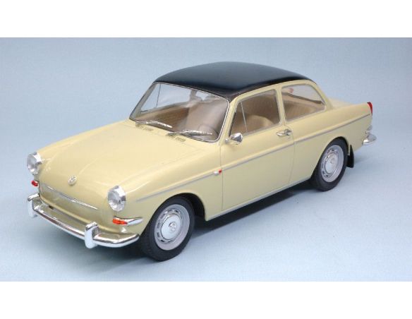 MODELCARGROUP MCG18089 VW 1500 S (TIPO 3) BEIGE/BLACK 1:18 Modellino