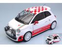 Motormax MTM73379 ABARTH 500 R3T 2009 WHITE/RED 1:24 Modellino