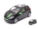 Motormax MTM73382BK FORD KA 2008 BLACK/GREEN 1:24 Modellino