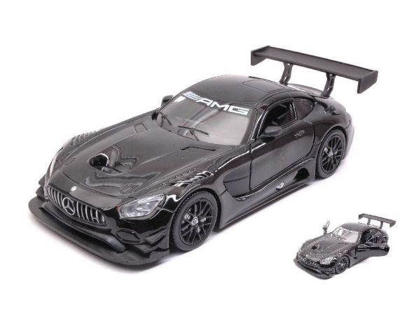 Motormax MTM73386BK MERCEDES AMG GT3 2016 BLACK 1:24 Modellino