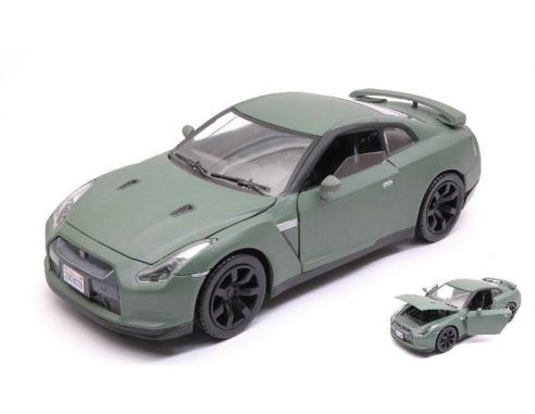 Motormax MTM79506MGN NISSAN GT-R 2008 SATIN PAINT MATT GREEN 1:24 Modellino
