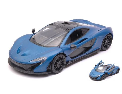 Motormax MTM79508B MC LAREN P1 2015 SATIN PAINT MATT BLUE/MATT BLACK 1:24 Modellino