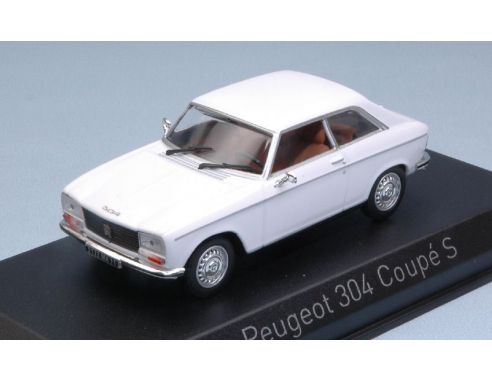 Norev NV473413 PEUGEOT 304 COUPE S 1974 ALASKA WHITE 1:43 Modellino