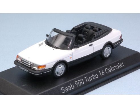 Norev NV810043 SAAB 900 TURBO 16 CABRIOLET 1992 WHITE 1:43 Modellino