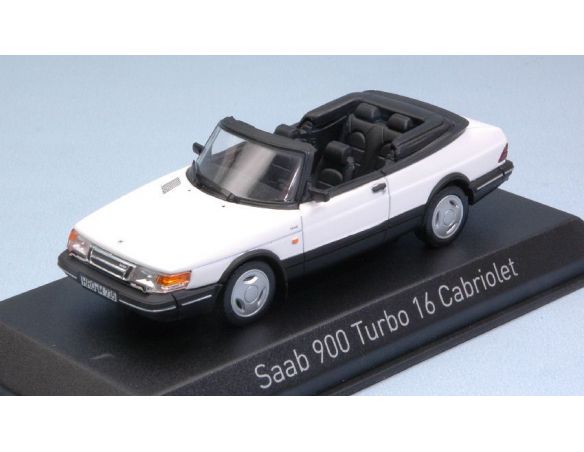 Norev NV810043 SAAB 900 TURBO 16 CABRIOLET 1992 WHITE 1:43 Modellino