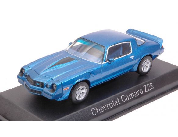 Norev NV900016 CHEVROLET CAMARO Z28 1980 BLUE METALLIC 1:43 Modellino