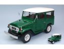 Triple 9 T9-1800150 TOYOTA LAND CRUISER FJ40 1967 GREEN W/WHITE ROOF 1:18 Modellino