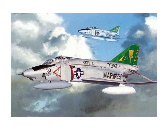 HASEGAWA 07231 RF-4B PHANTOM II 1:48 KIT Modellino