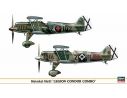 HASEGAWA 00990 HEINKEL HE51 LEGION CONDOR COMBO 1:72 KIT Modellino