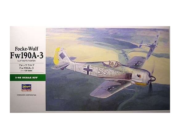 HASEGAWA 09090 FOCKE-WULF FW190A-3 1:48 KIT Modellino