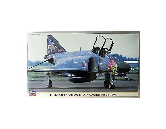 HASEGAWA 00888 F-4EJ KAI PHANTOM II AIR COMBAT MEET 2007 1:72 KIT Modellino