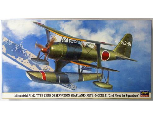 HASEGAWA 09895 MITSUBISHI F1M2 2ND FLEET 1ST SQUADRON 1:48 KIT Modellino