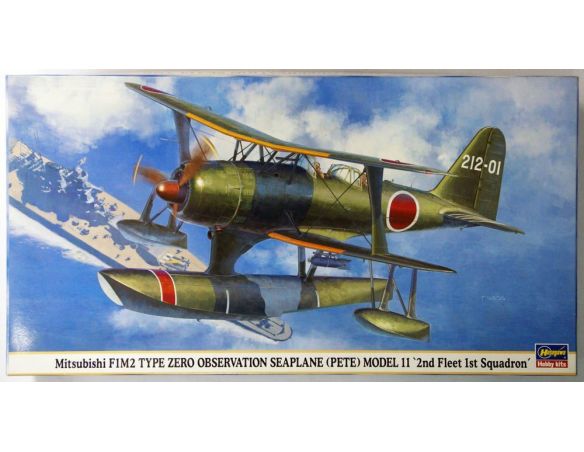 HASEGAWA 09895 MITSUBISHI F1M2 2ND FLEET 1ST SQUADRON 1:48 KIT Modellino