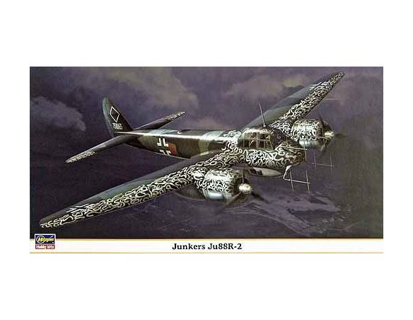HASEGAWA 00885 JUNKERS JU88R-2 1:72 KIT Modellino