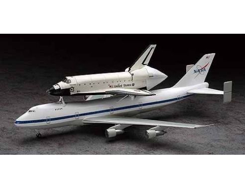 HASEGAWA 10680 SPACE SHUTTLE BOEING 747 1:200 KIT Modellino