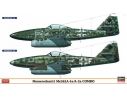 HASEGAWA 01915 MESSERSCHIMITT ME262A-1A/A-2A COMBO 1:72 KIT Modellino