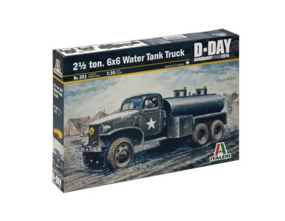 Italeri IT0201 CARRO WATER TANK TRUCK KIT 1:35 Modellino