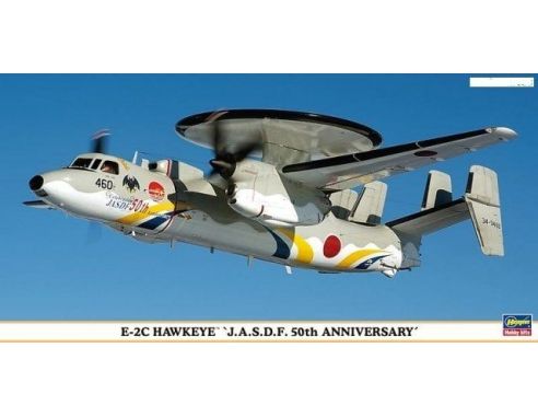 HASEGAWA 00988 E-2C HAWKEYE J.A.S.D.F. 50th ANNIVERSARY 1:72 KIT Modellino