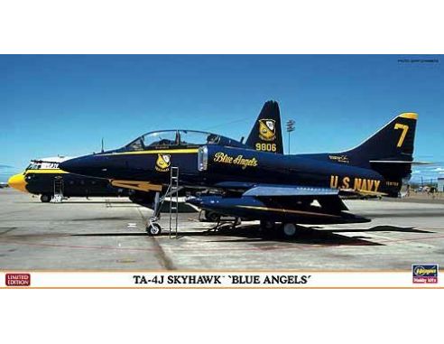 HASEGAWA 09937 TA-4J SKYHAWK BLUE ANGELS 1:48 KIT Modellino