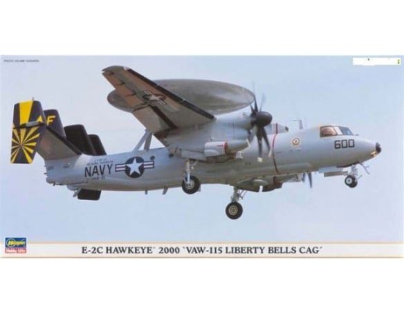 HASEGAWA 00996 E-2C HAWKEYE 2000 VAW-115 LIBERTY BELLS CAG 1:72 KIT Modellino