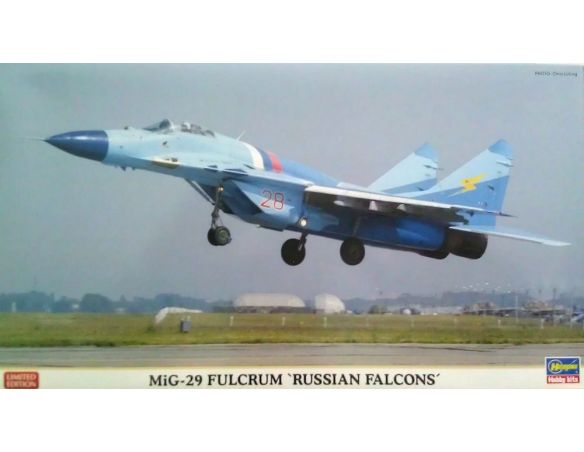 HASEGAWA 01928 MIG-29 FULCRUM RUSSIAN FALCONS 1:72KIT Modellino