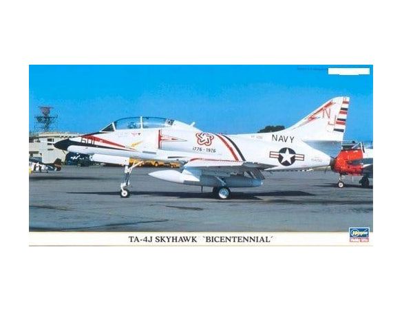 HASEGAWA 09901 T4-4J SKYHAWK BICENTENNIAL 1:48 KIT Modellino