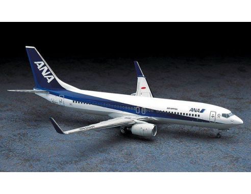 HASEGAWA 10737 BOEING 737-800 TRITON BLUE 1:200 KIT Modellino