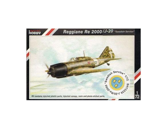 SPECIAL HOBBY 72226 REGGIANE RE 2000/J-20 SWEDISH SERVICE 1:72 Modellino