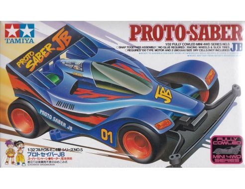 TAMIYA MINI 4WD 19405 PROTO SABER JB 1:32 KIT Modellino