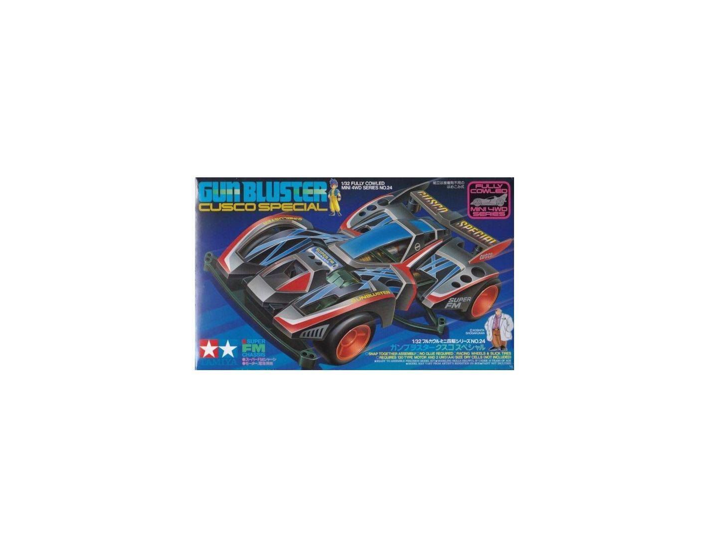 TAMIYA MINI 4WD 19424 CUSCO SPECIAL GUN BLUSTER 132 KIT Modellino