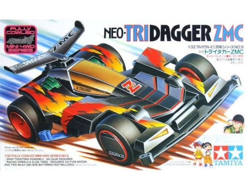Tamiya Tamiya 19409 Mini 4wd Neo Tridagger ZMC Kit Montaggio 1/32 