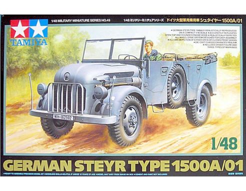 TAMIYA 32549 GERMAN STEYR TYPE 1500A/01 1:48 KIT  Modellino