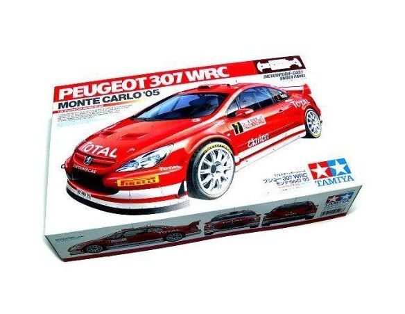 TAMIYA 285 PEUGEOT 307 WRC MONTE CARLO 05 1:24 KIT  Modellino