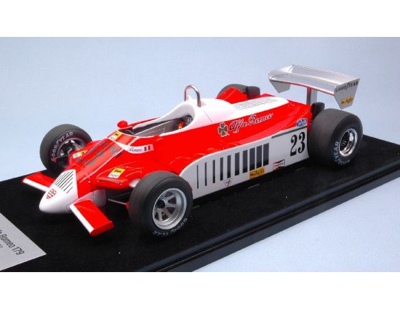 Looksmart LSAR09 ALFA ROMEO 179 B.GIACOMELLI 1980 N.23 5th GERMAN GP C/VETRINA 1:18 Modellino