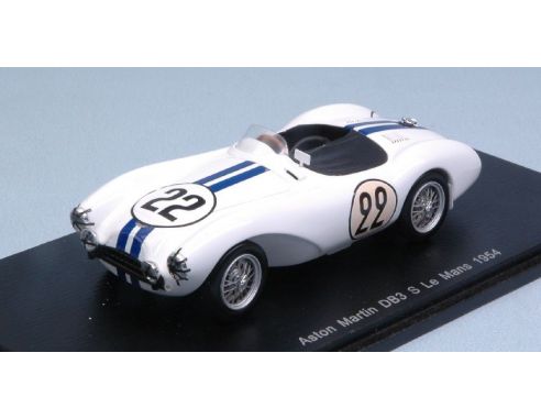 Spark Model S2437 ASTON MARTIN DB3 S N.22 DNF LM 1954 C.SHELBY-P.FRERE 1:43 Modellino