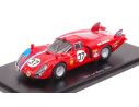 Spark Model S4369 ALFA ROMEO T33/2 N.37 DNF LM 1968 T.PILETTE-R.SLOTEMAKER 1:43 Modellino