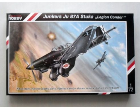 SPECIAL HOBBY 72123 JUNKERS JU 87A STUKA LEGION CONDOR 1:72 KIT Modellino