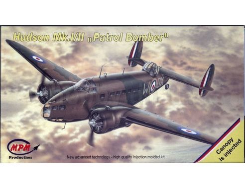 MPM 72518 HUDSON MK.I/II PATROL BOMBER 1:72 KIT Modellino