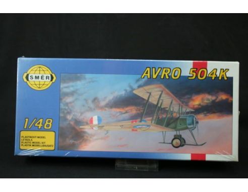 SMER 0807 AVRO 504K 1:48 KIT Modellino