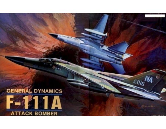 ACADEMY 1647 GENERAL DYNAMICS F-111A ATTAK BOMBER 1:48 Kit Modellino