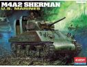 ACADEMY 13203 M4A2 SHERMAN US MARINES 1:35 Kit Modellino