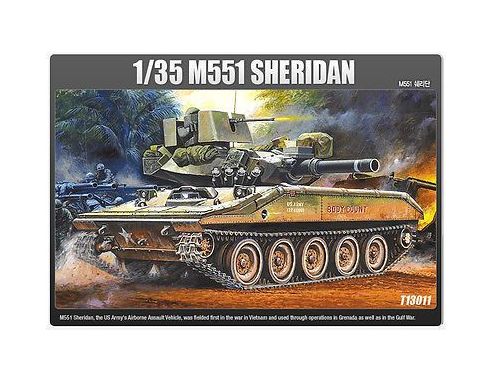 ACADEMY 13011 US AIRBORNE M551 SHERIDAN 1:35 Kit Modellino